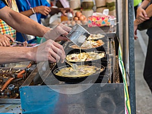 Street food in local market