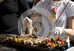 Street food stall