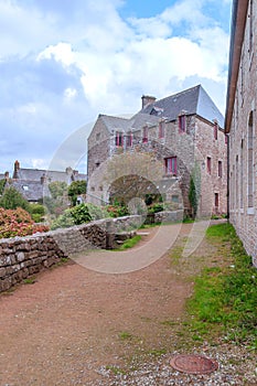 Street in the French brittany