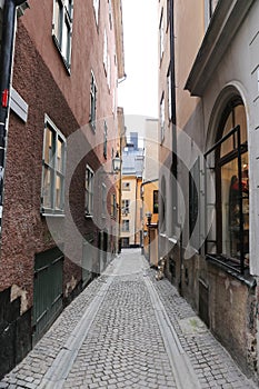 Street in Gamla Stan, Stockholm, Sweden