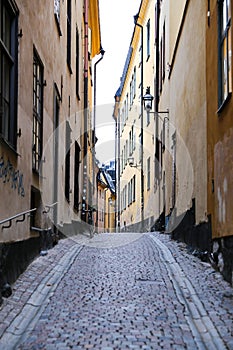 Street in Gamla Stan, Stockholm, Sweden