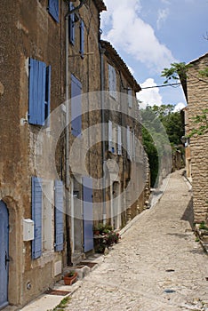 Street in Gordes, Provence photo