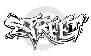 Street Graffiti Vector Lettering