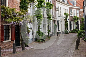 Street in the historic old town of Amersfoort