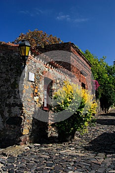 Street of Historic Quarter of the City of Colonia del Sacramento, Uruguay