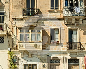 Street in historical center of Valletta