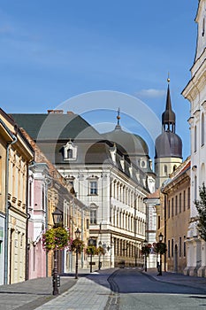 Street in Trnava, Slovakia