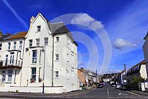 Street in Hythe town Kent UK photo