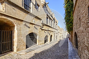 Street of Knights in Rhodes old town, Greece