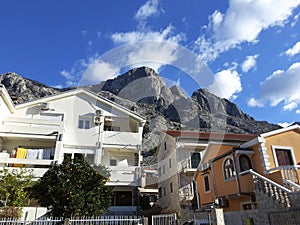 Street of Kotor with guesthouses