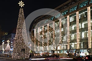 Street Kurfurstendam in Christmas lights