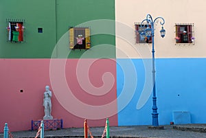 Street La Boca - Caminito, Buenos Aires. photo