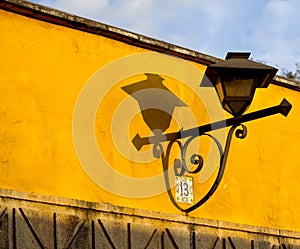 Street Lamp in Antigua, Guatemala