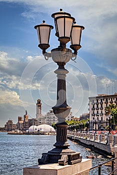 Street Lamp in Bari Italy