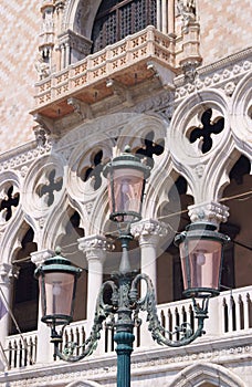 Street lamp in front of Doge's Palace