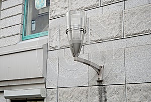 Street lamp light gray