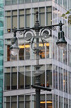 Street lamp in New York City