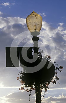 Street lamp post, Telluride, CO