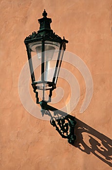 Strade lampada Praga 