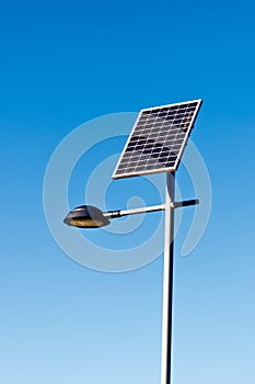 Street Lamp with Solar Panel