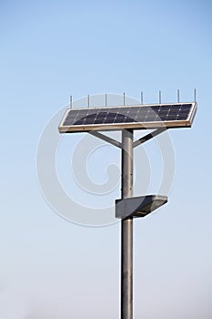 Street Lamp with Solar Panel