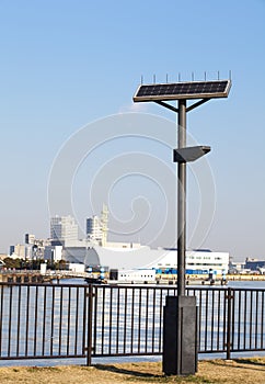 Street Lamp with Solar Panel