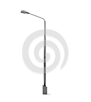 Street Lamppost Isolated on White Background 3d render