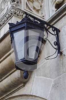 Street lantern in the city