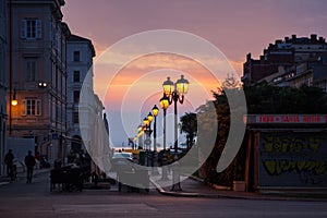 Street lantern, Trieste