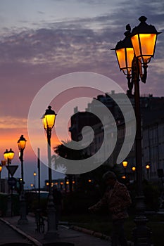 Street lantern, Trieste