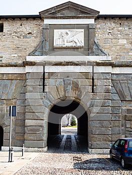 street Largo di Porta s Alessandro in Bergamo