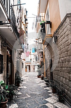 Street Laundry: Outdoor Clotheslines in a Residential Area