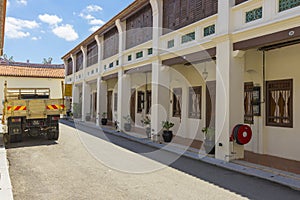 Street that lead to Leong San Tong Khoo Kongsi clan house in Lebuh Cannon, Penang