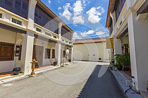 Street that lead to Leong San Tong Khoo Kongsi clan house in Lebuh Cannon, Penang