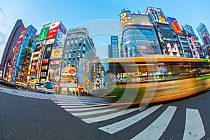 Street life in Shinjuku March 28, 2016. Shinjuku is a special ward located in Tokyo