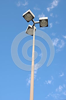 Street Light On The Parking Lo