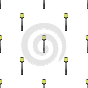 Street lights in retro style. Lamppost single icon in cartoon style vector symbol stock illustration web.