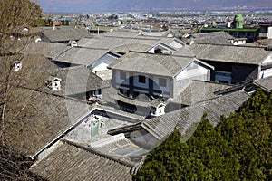 The street in Lijiang old city, Yunnan province, China.