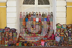 Street markets of Cartagena de Indias in Colombia