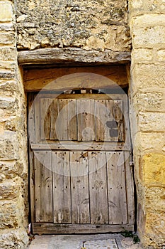 Street of the medieval town of Pedraza in Segovia.