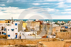 Street in Medina in Sousse, Tunisia.