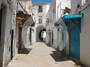 A street in the medina. Tunis. Tunisia