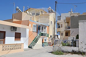 Street in modern part of Kefalos