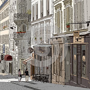 Street in Montmartre