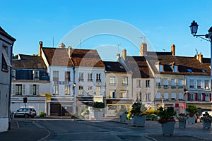 Street of Montmirail, Marne department, France