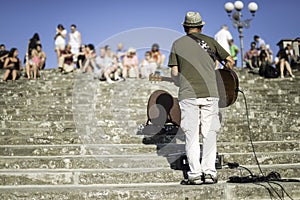 Street musician photo