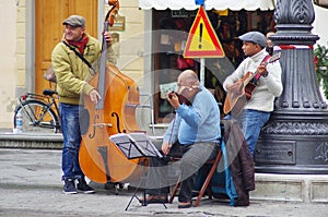 Street musicians