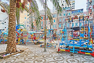 The retro swings, Alexandria, Egypt