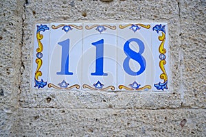 street number number 118