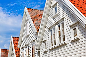 Street in old centre of Stavanger - Norway